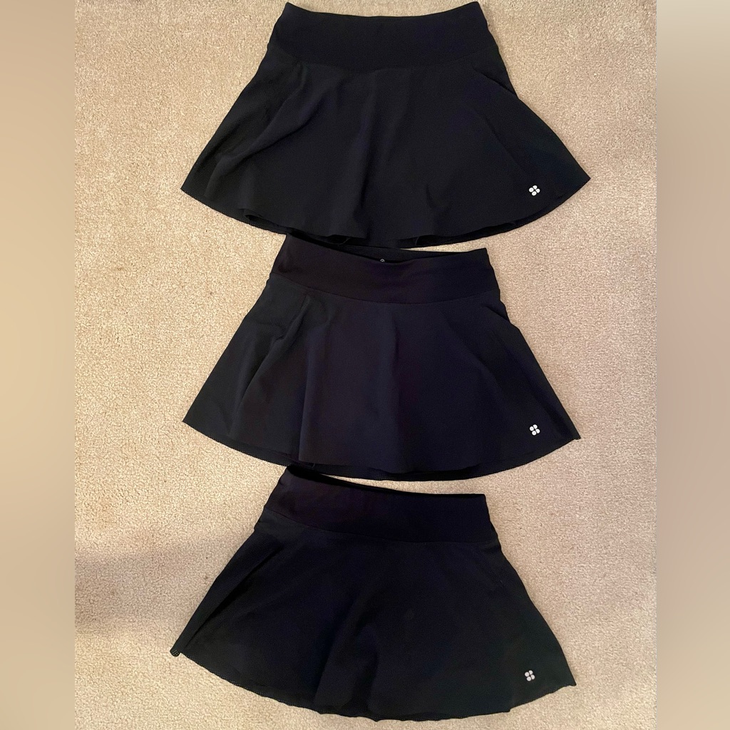 3-Pack Xs Sweaty Betty Black Skorts